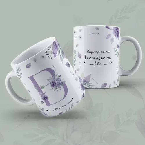 Artes Canecas Alfabeto Mulheres – Julio