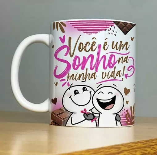 Artes Canecas Páscoa Flork (Abacaxi Sublimático)
