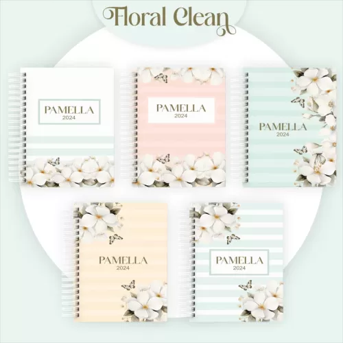 COMBO Floral Clean 2024 – 5 Modelos (Pamella)