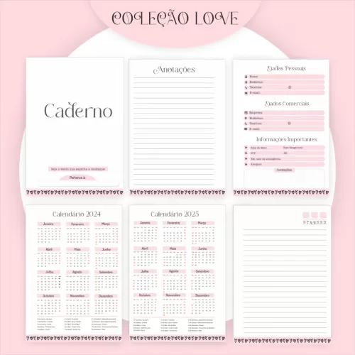 COMBO Love – 5 Modelos (Pamella)