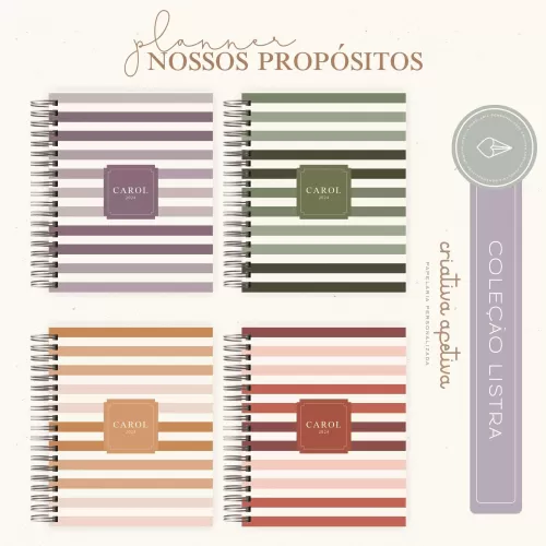COMBO PLANNER NOSSOS PROPÓSITOS 2024 – Criativa Afetiva