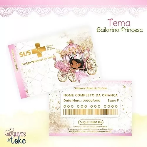 Caderneta Bailarina Princesa – 4 Opções Capas – Arquivos da Toke