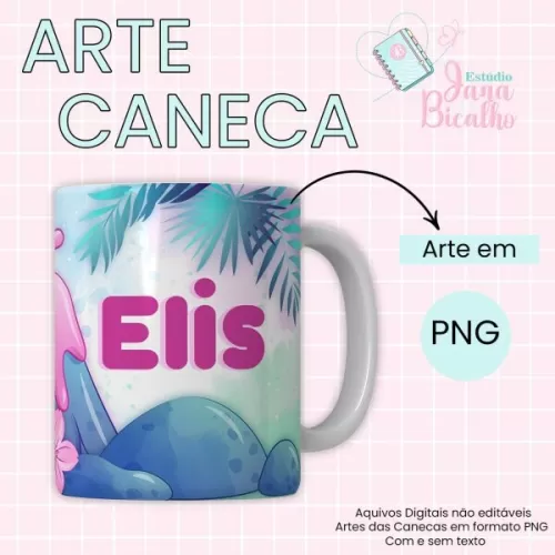 Caderneta de Saúde – Dinossauro Rosa – Jana Bicalho
