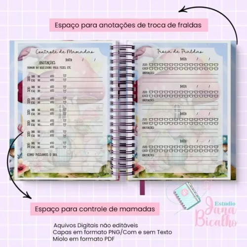 Caderneta de Saúde – Fadinha – Jana Bicalho