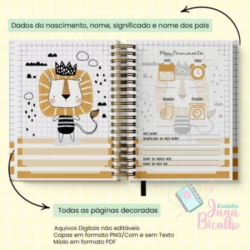 Caderneta de Saúde – Minimalista – Jana Bicalho