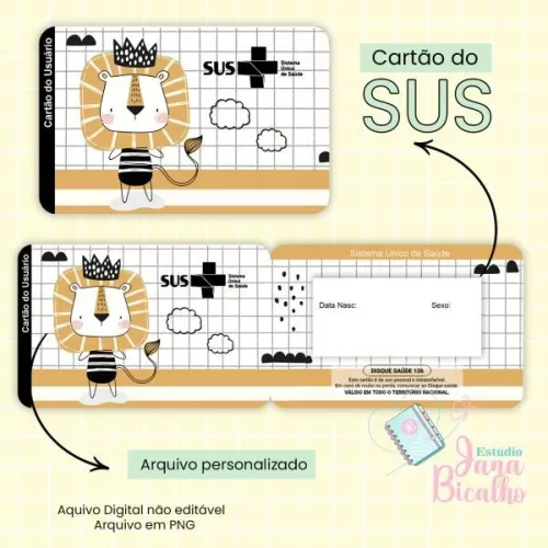 Caderneta de Saúde – Minimalista – Jana Bicalho