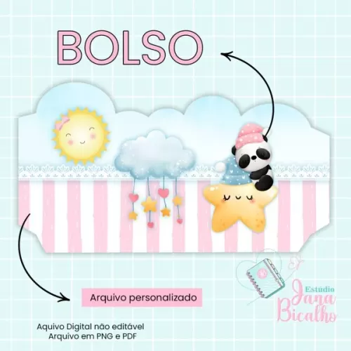 Caderneta de Saúde – Pandinha Dorminhoca – Jana Bicalho