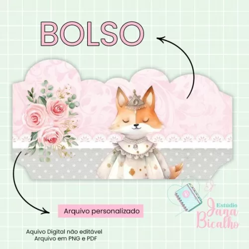 Caderneta de Saúde – Raposa Realeza Menina – Jana Bicalho
