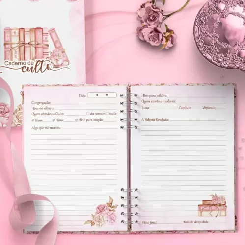 Caderno de Culto CCB Feminino (Bicho Papel)