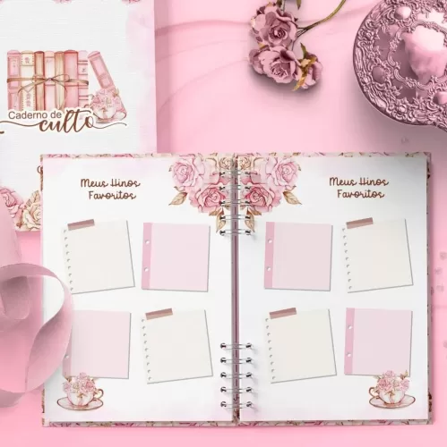 Caderno de Culto CCB Feminino (Bicho Papel)