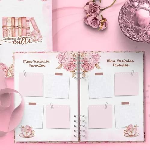 Caderno de Culto CCB Feminino (Bicho Papel)