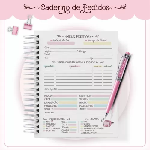Caderno de Pedido Candy – Lina Criativa