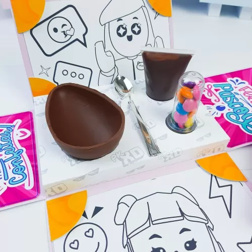 Caixas Mini Explosão Páscoa – 20 Temas (Chuvinha de Papel)