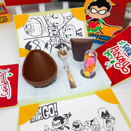 Caixas Mini Explosão Páscoa – 20 Temas (Chuvinha de Papel)