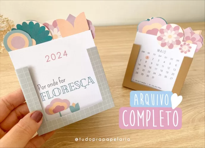 Calendário de mesa 2024 | Calendários