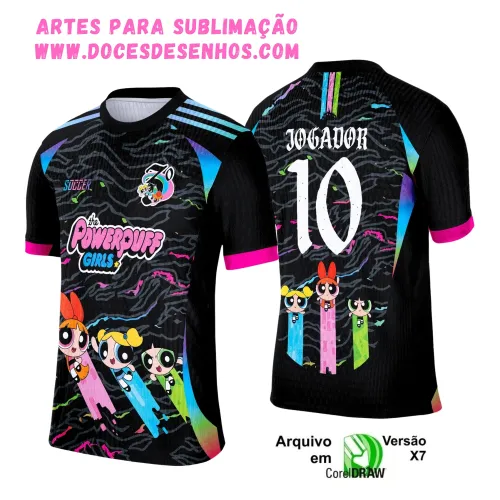 Camisa de Interclasse Meninas Superpoderosas Personalizada Camisa de Interclasse Meninas Superpoderosas Personalizada