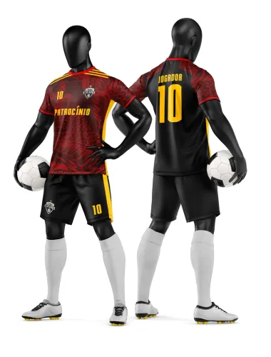 Camisa e Short de Futebol Amador Personalizado