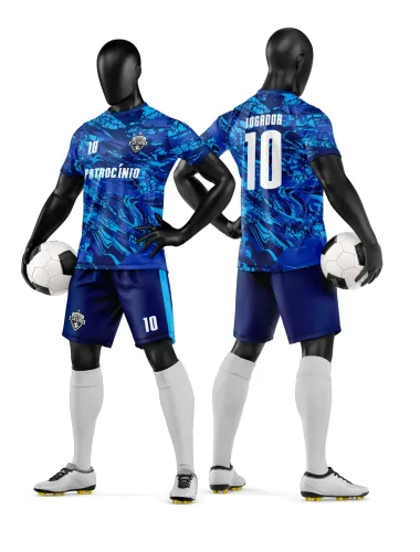 Camisa e Short de Futebol Amador Personalizado