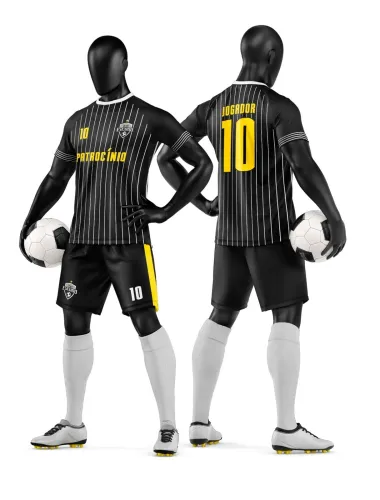 Camisa e Short de Futebol Amador Personalizado Camisa e Short de Futebol Amador Personalizado