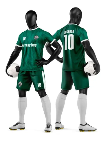 Camisa e Short de Futebol Amador Personalizado Camisa e Short de Futebol Amador Personalizado