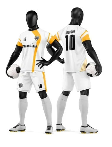 Camisa e Short de Futebol Amador Personalizado Camisa e Short de Futebol Amador Personalizado