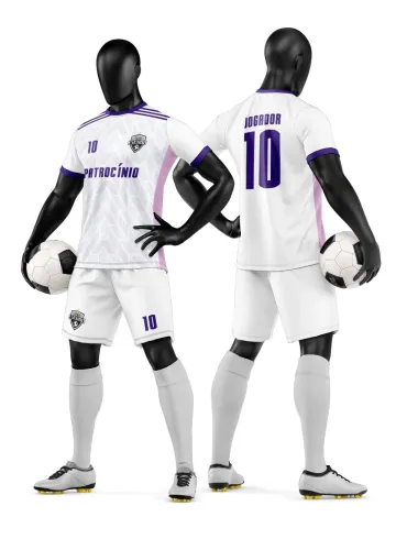 Camisa e Short de Futebol Amador Personalizado Camisa e Short de Futebol Amador Personalizado