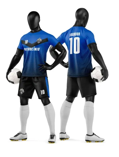 Camisa e Short de Futebol Amador Personalizado Camisa e Short de Futebol Amador Personalizado