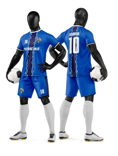Camisa e Short de Futebol Amador Personalizado Camisa e Short de Futebol Amador Personalizado