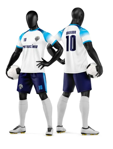 Camisa e Short de Futebol Amador Personalizado Camisa e Short de Futebol Amador Personalizado