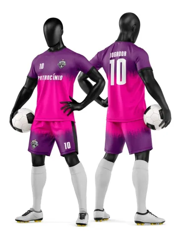 Camisa e Short de Futebol Amador Personalizado Camisa e Short de Futebol Amador Personalizado
