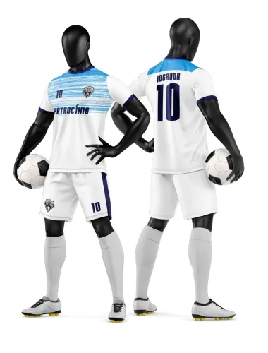 Camisa e Short de Futebol Amador Personalizado Camisa e Short de Futebol Amador Personalizado