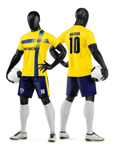 Camisa e Short de Futebol Amador Personalizado Camisa e Short de Futebol Amador Personalizado