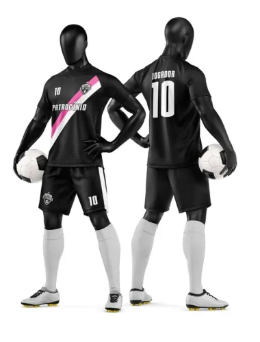 Camisa e Short de Futebol Amador Personalizado Camisa e Short de Futebol Amador Personalizado