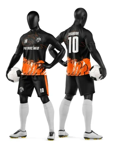 Camisa e Short de Futebol Amador Personalizado Camisa e Short de Futebol Amador Personalizado