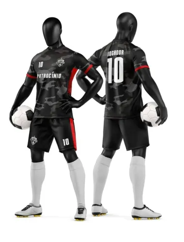 Camisa e Short de Futebol Amador Personalizado