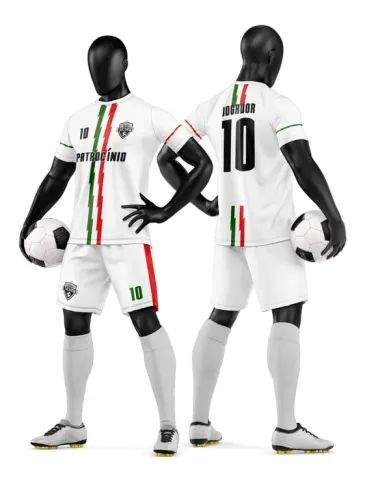 Camisa e Short de Futebol Amador Personalizado Camisa e Short de Futebol Amador Personalizado