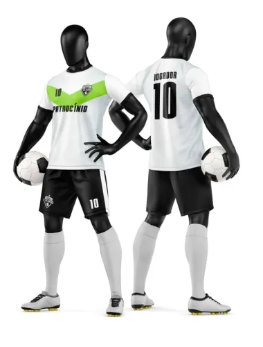 Camisa e Short de Futebol Amador Personalizado Camisa e Short de Futebol Amador Personalizado