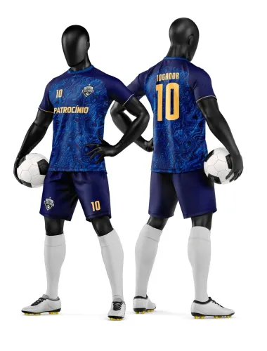 Camisa e Short de Futebol Amador Personalizado Camisa e Short de Futebol Amador Personalizado