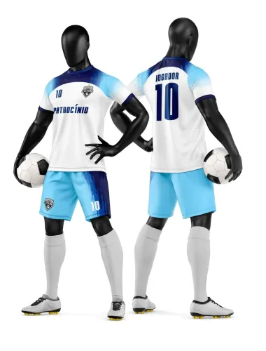 Camisa e Short de Futebol Amador Personalizado Camisa e Short de Futebol Amador Personalizado