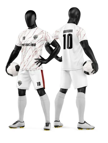 Camisa e Short de Futebol Amador Personalizado Camisa e Short de Futebol Amador Personalizado
