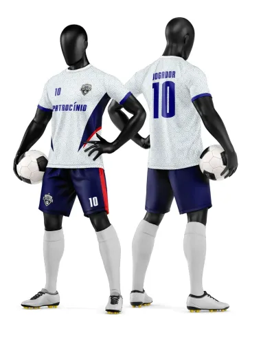 Camisa e Short de Futebol Amador Personalizado Camisa e Short de Futebol Amador Personalizado