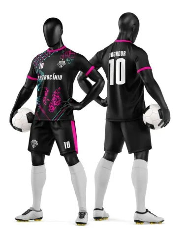 Camisa e Short de Futebol Amador Personalizado Camisa e Short de Futebol Amador Personalizado