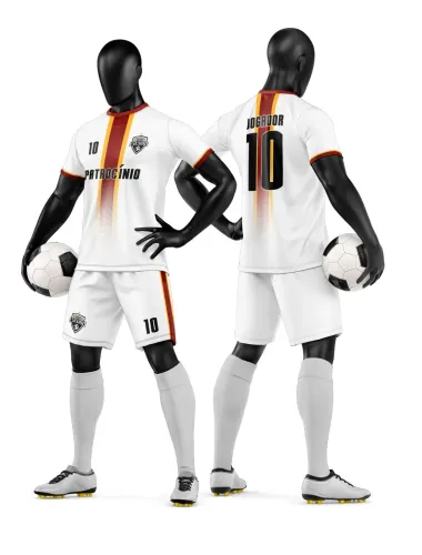 Camisa e Short de Futebol Amador Personalizado Camisa e Short de Futebol Amador Personalizado