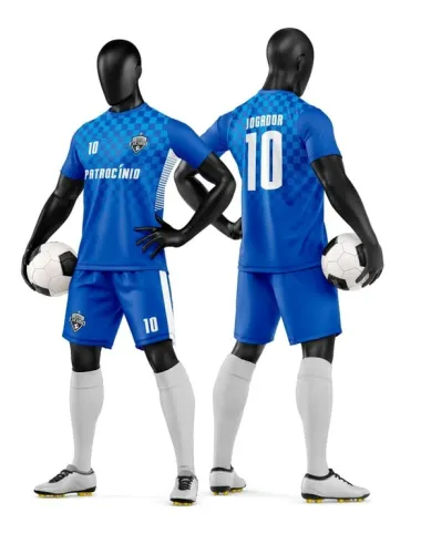 Camisa e Short de Futebol Amador Personalizado Camisa e Short de Futebol Amador Personalizado
