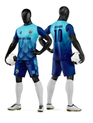 Camisa e Short de Futebol Amador Personalizado Camisa e Short de Futebol Amador Personalizado