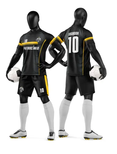 Camisa e Short de Futebol Amador Personalizado Camisa e Short de Futebol Amador Personalizado