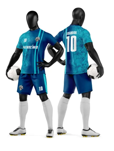 Camisa e Short de Futebol Amador Personalizado Camisa e Short de Futebol Amador Personalizado
