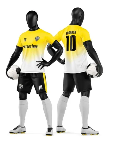 Camisa e Short de Futebol Amador Personalizado Camisa e Short de Futebol Amador Personalizado