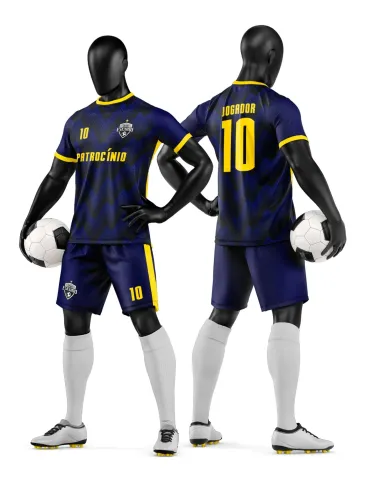 Camisa e Short de Futebol Amador Personalizado