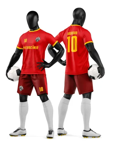 Camisa e Short de Futebol Amador Personalizado